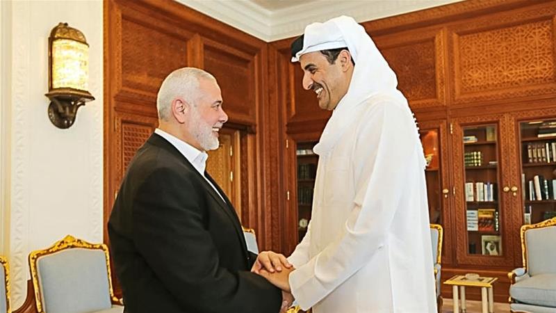 Amir Qatar Bertemu dengan Pemimpin Hamas Ismail Haniyeh di Doha